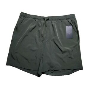 VRST All-In Shorts Mens XL Green New 7" Relaxed Fit Lined Training Athletic